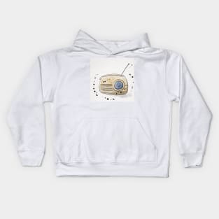 Listen to the radio Kids Hoodie